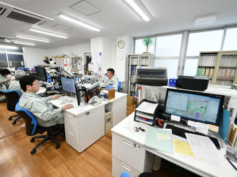技術部の執務スペース