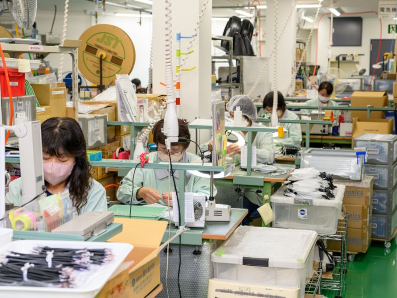 製造現場の作業スペース