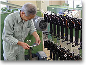 撚線機のメンテナンス